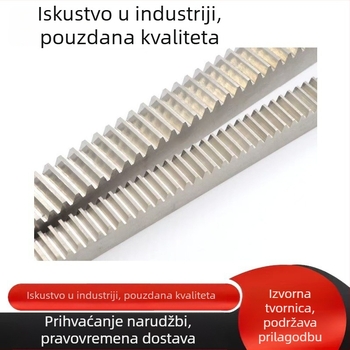 Nestandardni dijelovi prijenosa od 304 nehrđajućeg čelika: zupčasta šina, ravna zupčasta šina, vodilica tračnice, nagib CNC zupčasta šina, prilagodba