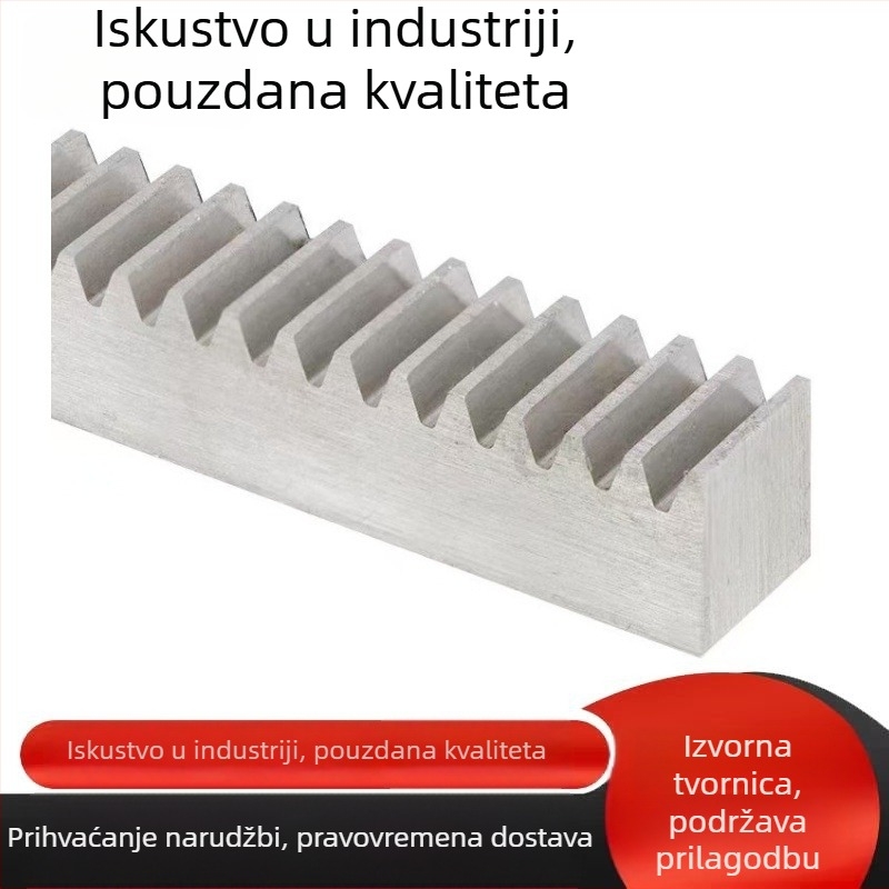 Nestandardni dijelovi prijenosa od 304 nehrđajućeg čelika: zupčasta šina, ravna zupčasta šina, vodilica tračnice, nagib CNC zupčasta šina, prilagodba