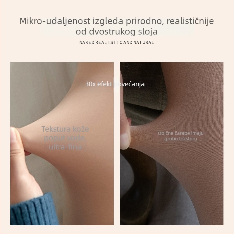 300D najlon čarape za žene - proljeće/jesen, tanke, produžena dužina, visoka veličina, UV zaštita, oblikovanje, otporne na abraziju