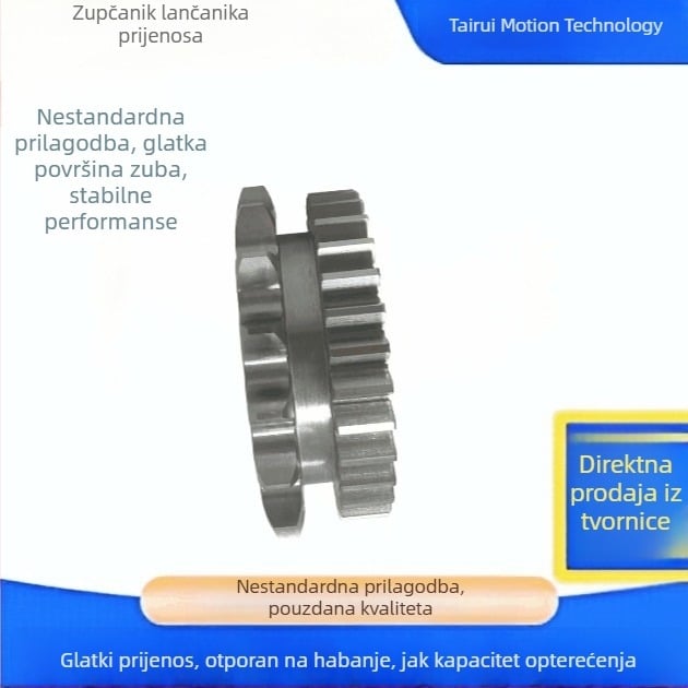 Nestandardni šiljasti osovinski planetarni reduktori, tvrdom zubom obradba, velike vretenaste i spiralne zupke