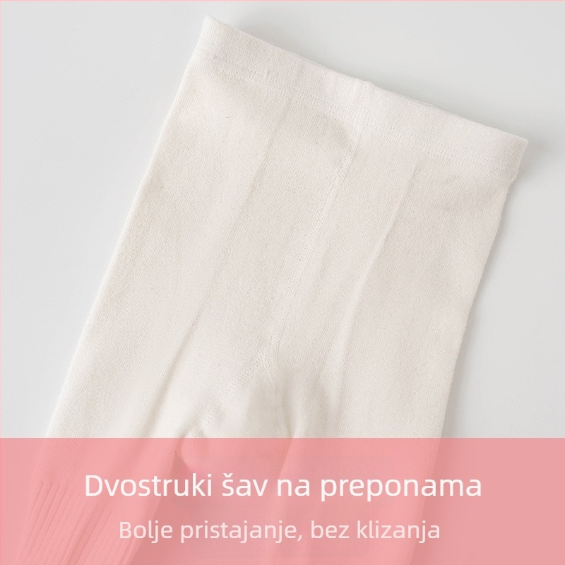 Set dječjih tajica i leginga od combovanog pamuka, jednobojni, korejski stil