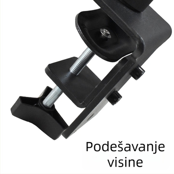 Klip-on stolni plutajući okvir za mačke s podešavanjem visine i 360° rotacijom