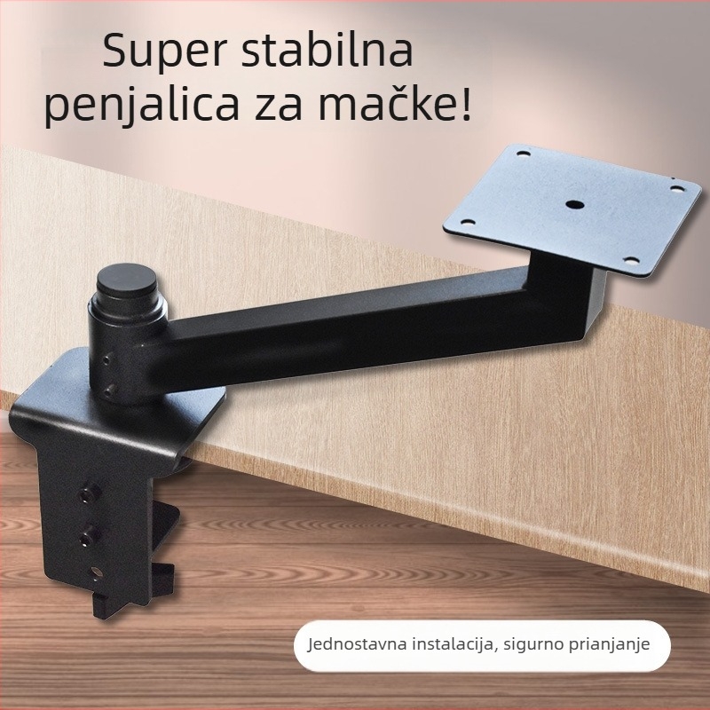 Klip-on stolni plutajući okvir za mačke s podešavanjem visine i 360° rotacijom