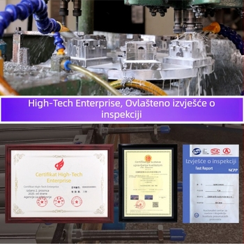 Prilagođeni pneumatski cilindar od 304 nehrđajućeg čelika, dvostruka akcija, promjer 25 mm, hod 15000 mm, velika potisna sila, izradba po crtežu
