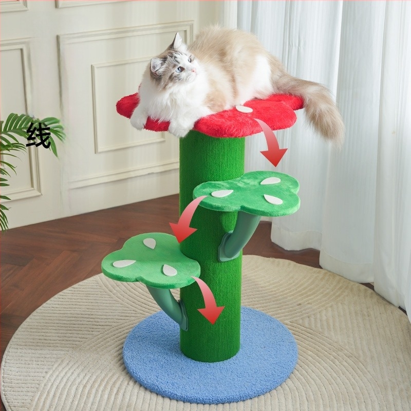 Meow Fairy Višeslojna Velika Mačja Penjačica s Gnijezdom i Drvetom za Mačke, Igračka