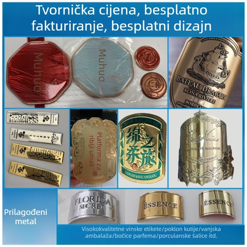 Metalni aluminijski magnetski znak za oznake i natpise