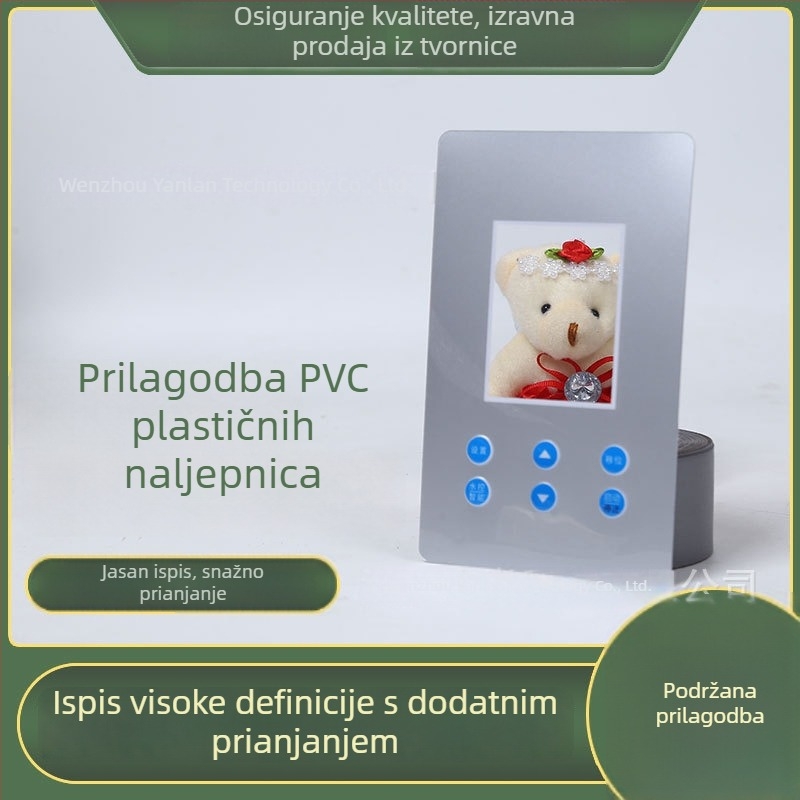 Samoljepljive PVC naljepnice za pisaće uređaje — prilagodljive pločice s nazivima panela