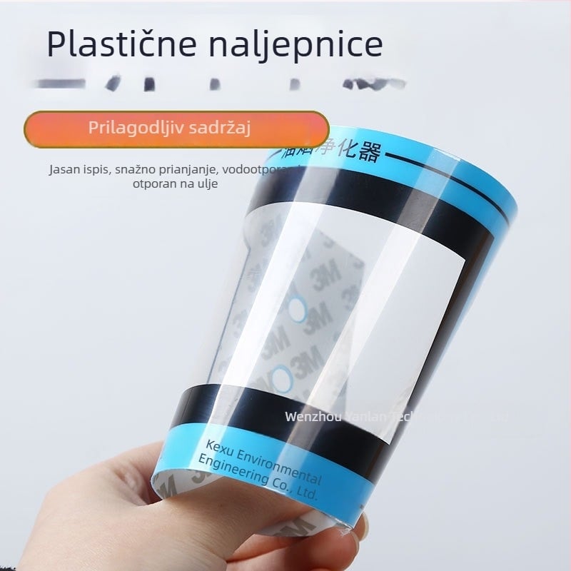Samoljepljive PVC naljepnice za pisaće uređaje — prilagodljive pločice s nazivima panela