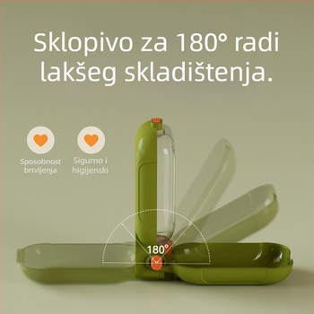 Sklopiva boca za vodu za pse, prenosna, s velikim kapacitetom, za aktivnosti na otvorenom