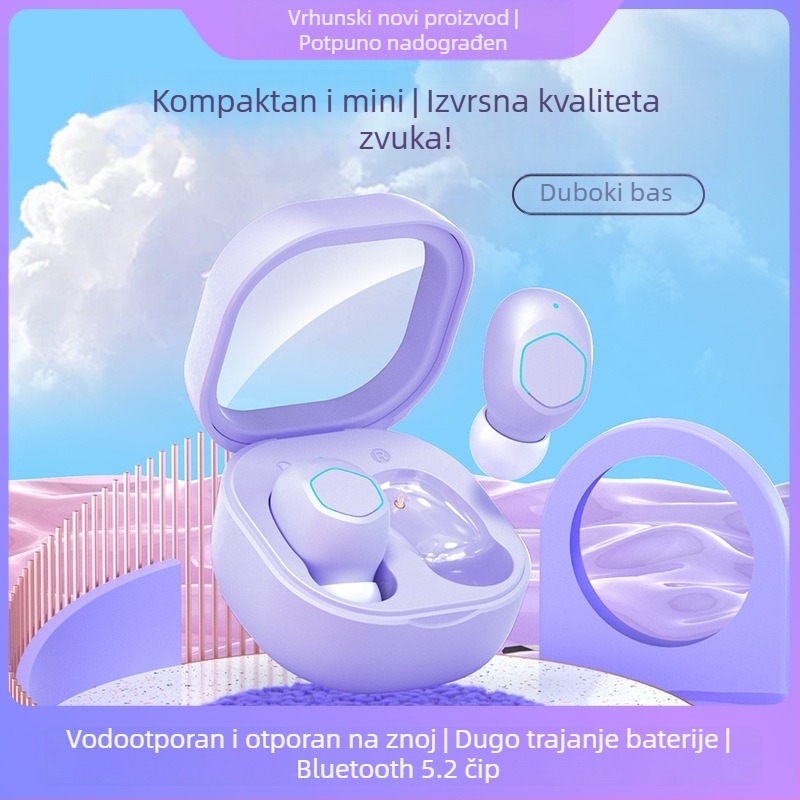 M21TWS true wireless slušalice, mini dizajn, sportske, redukcija buke, visokokvalitetan zvuk, niska latencija