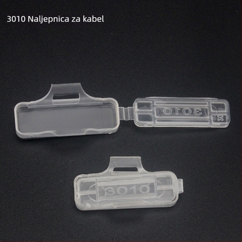 3010 Vodootporan proziran okvir za kabelske naljepnice, identifikacijska kutija LMC4010
