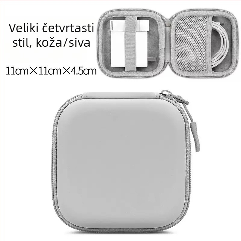 EVA torbica za pohranu 3C digitalnih komponenti, prijenosna zaštitna torbica za vanjski tvrdi disk, punjač i Bluetooth slušalicu