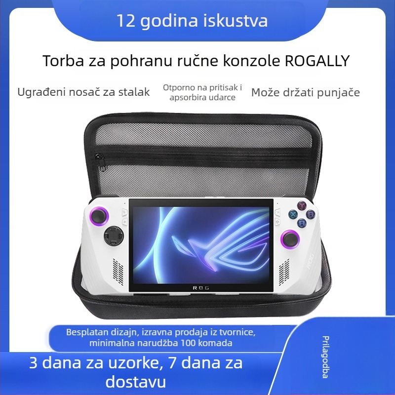 EVA tvrdi kućište za Asus ROG Ally, potpuno zaštita i otporan držač