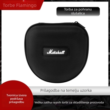 EVA etui za velike Bluetooth slušalice sa zatvaračem, vodootporna kutija za pohranu 3C