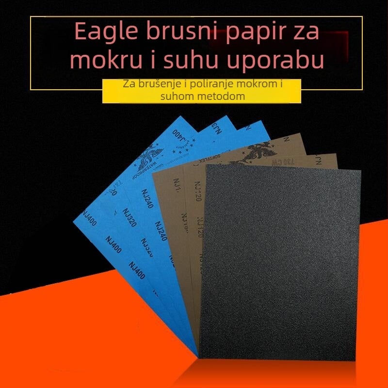Eagle Axe vlažni i suhi brusni papir za drvo i izradu rukotvorina