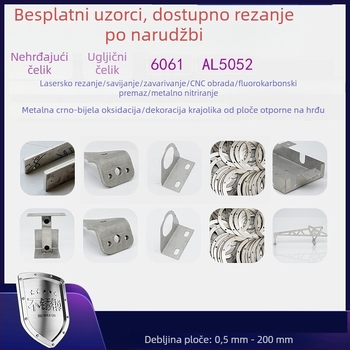 Prilagođena obrada limova: konstrukcijski dijelovi, oprema za zavarivanje, nosači temelja, rezanje, savijanje, sprej boja, galvanizacija, crnjenje