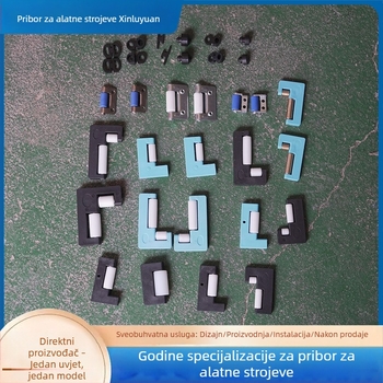 Zaštitni pokrov stroja s čeličnom pločom, željezni okvir za podršku, najlonska rolna, vodilica za gantry frezu, bakreni kolut