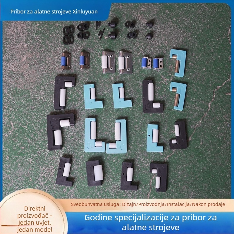 Zaštitni pokrov stroja s čeličnom pločom, željezni okvir za podršku, najlonska rolna, vodilica za gantry frezu, bakreni kolut