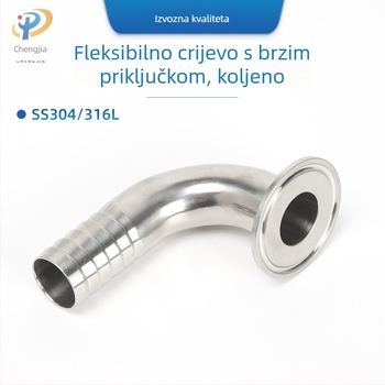 90° koljeno crijeva od nehrđajućeg čelika SS304/SS316L