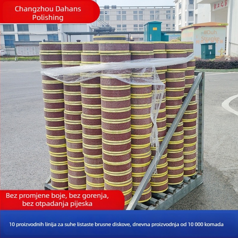 Flap kotač za uklanjanje šupljih oštrica lima – protiv crnjenja, bez izgaranja i bez otpada zrncà; Ø250 mm vanjski, unutarnji Ø16 mm, debljina 25–60 mm, smeđi aluminijski oksid
