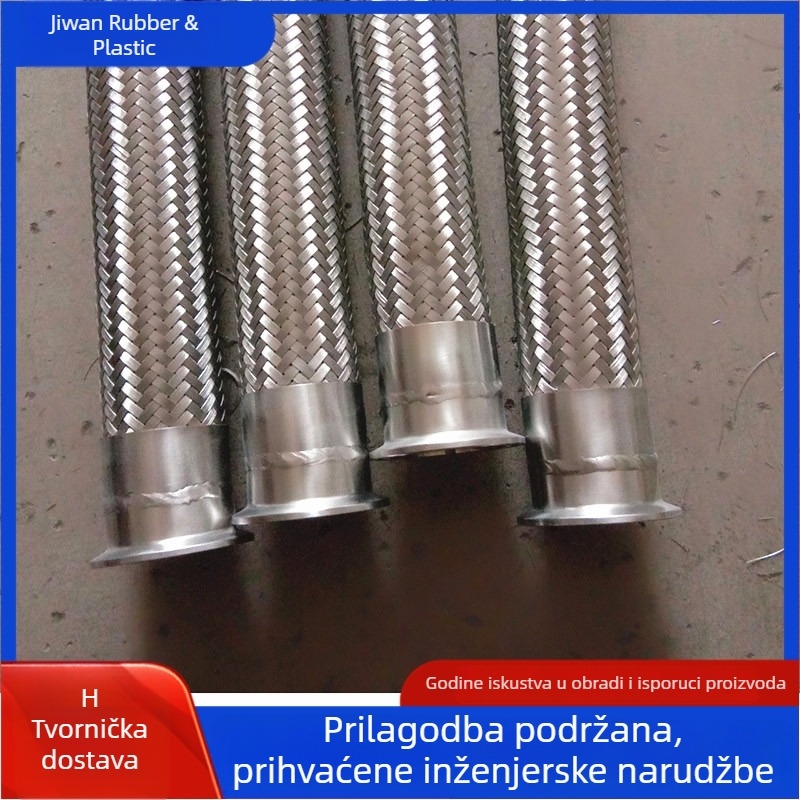 Nerđajući čelik fleksibilno metalno crijevo 304, redukijski spoj i izravni završni konektor