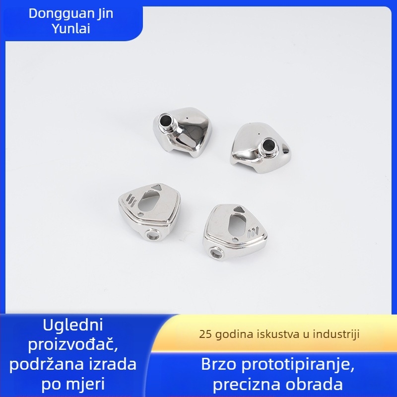 Dijelovi kućišta od nehrđajućeg čelika za Bluetooth slušalice – precizna CNC obrada na automatskom tokaru