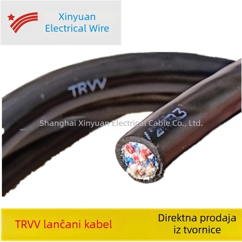 Prilagođeni kabel lančane vodilice TRVV8*0.5, otporan na niske temperature, otporan na napetost i habanje, različite specifikacije