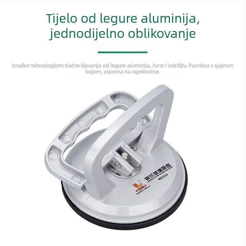 Power Lion staklena usisna podizna hvataljka, model W0228, za automobil, pločice, pod i strop