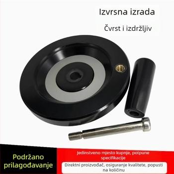 Bakelitno ručno kolo s dvostrukom ručkom i valovito površinom za strojeve