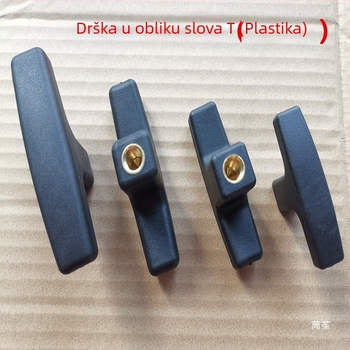 T-oblika ručka od Bakelite plastike, trokuta ručka strelica, ručni kotač