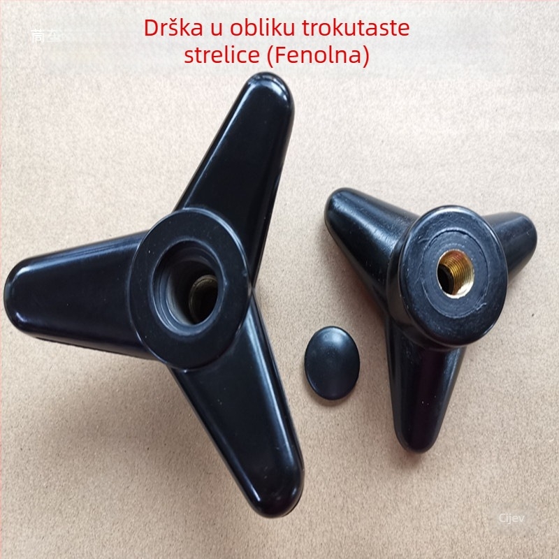 T-oblika ručka od Bakelite plastike, trokuta ručka strelica, ručni kotač