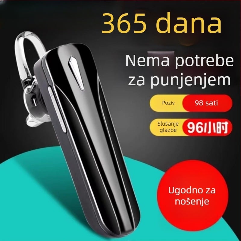 F6 bežične Bluetooth slušalice, držač za uho, mini, privatni model, stereo zvuk, dugotrajna baterija