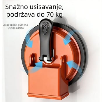Alat za popravak spojeva drvenog poda sa snažnom usisnom čašom za zatezanje spojeva među pločicama