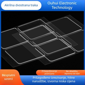 Prilagođena industrijska sna prozirna nano dvostrano ljepljiva traka za montažu na zid u kupaonici, protivklizna, bez ostataka, pojedinačno pakirana za djecu