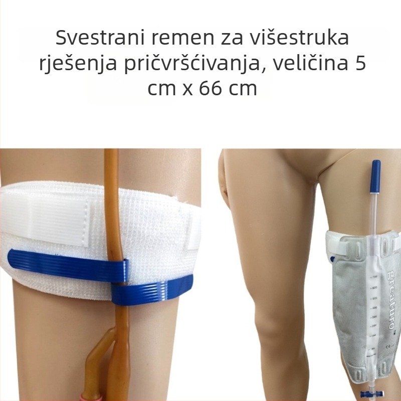Pojas bez lateksa za fiksiranje vrećice za urin i katetera, pojasevi za fiksiranje drenacijskih cijevi