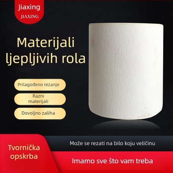 Bijela maskirajuća traka od teksturnog papira, samoljepljiva, za bojanje automobila, lako se raskida