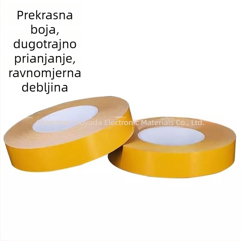 mliječnobijela PVC dvostruka ljepiljiva traka, snažna, otporna na visoke temperature, bez ostataka, vodootporna industrijska traka, Crown traka, visoka viskoznost