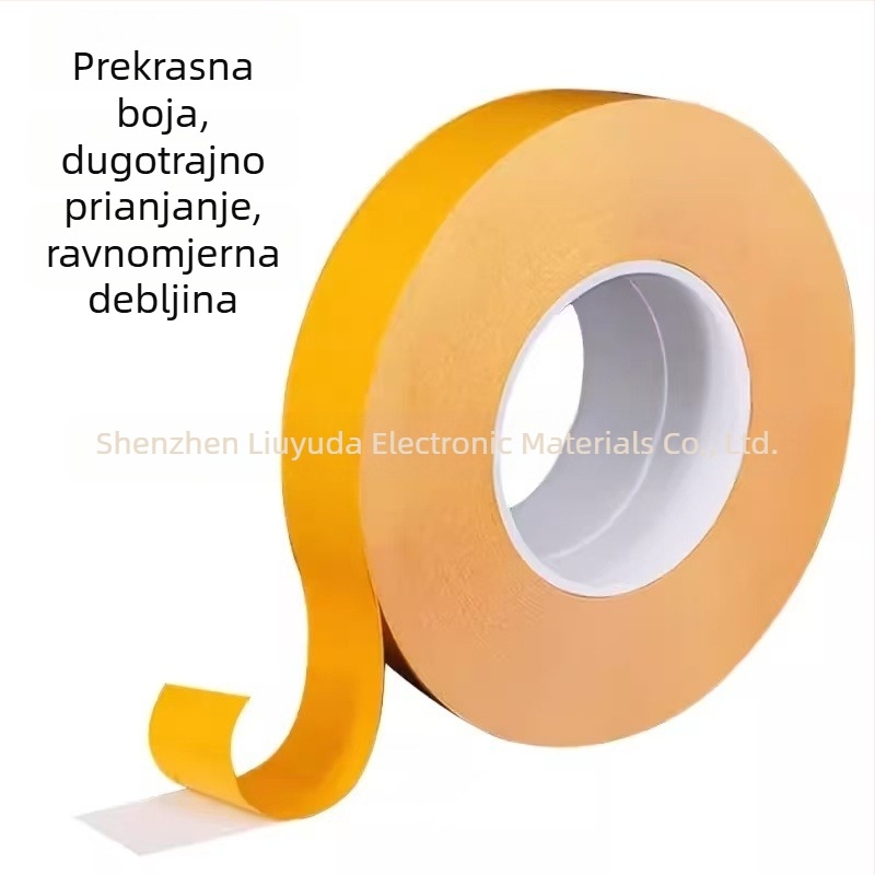 mliječnobijela PVC dvostruka ljepiljiva traka, snažna, otporna na visoke temperature, bez ostataka, vodootporna industrijska traka, Crown traka, visoka viskoznost