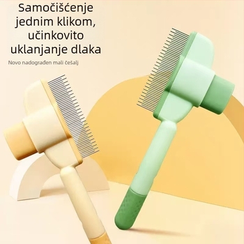 Četka za raščešljavanje mačaka, četka za ispadanje dlake kod pasa, škare za nokte, alat za čišćenje i masažu za dlakavih kućnih ljubimaca, češalj za uklanjanje dlaka