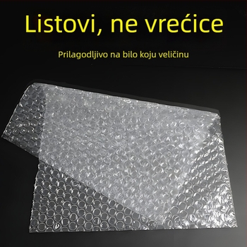 Komadi mjehurične folije od novog materijala, deblji, otporni na padanje i lomljenje, vodootporni