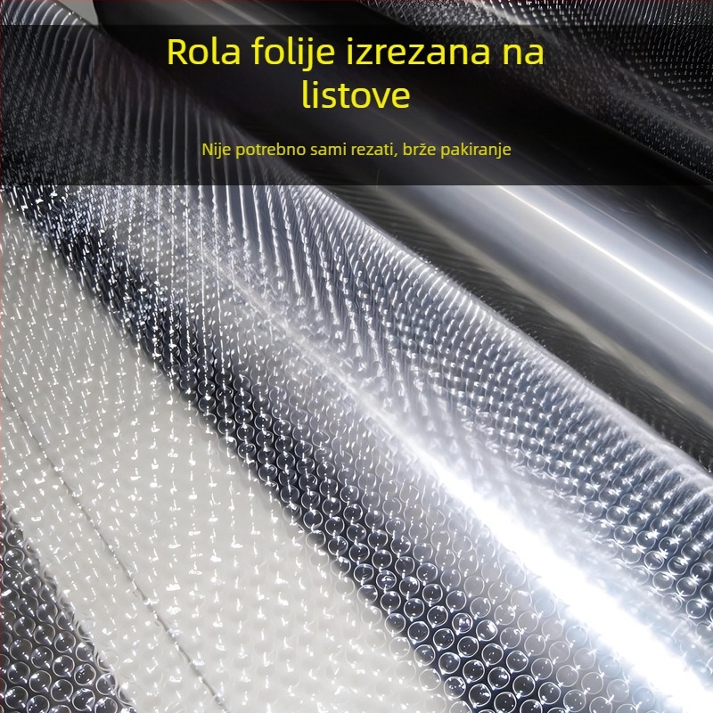 Komadi mjehurične folije od novog materijala, deblji, otporni na padanje i lomljenje, vodootporni