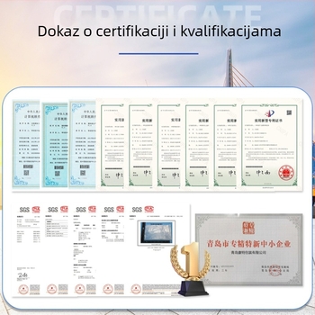 Povećani zaštitni film od mjehurića u roli za ekspresno pakiranje, ublažavanje udara