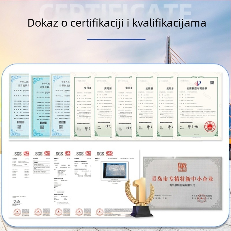 Povećani zaštitni film od mjehurića u roli za ekspresno pakiranje, ublažavanje udara