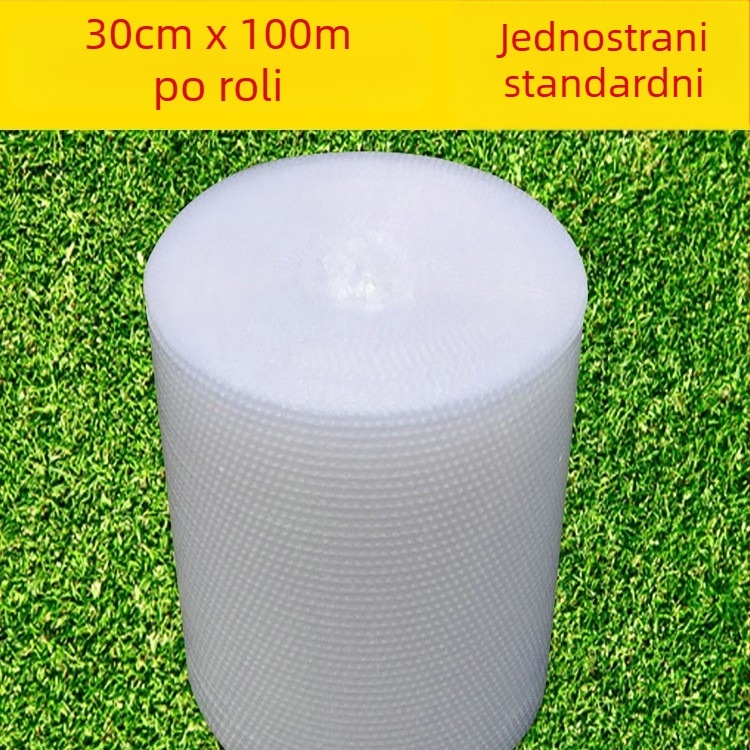 ojačana dvostruko slojevita mjehurična folija za pakiranje, širina 30 cm, duljina 100 m