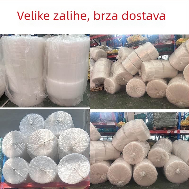PE mjehurična folija, jednodjelna mjehurična papir, 30-rolni paket papir, šok-otporna plastična folija