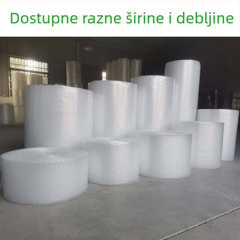 Pjena pakirna folija, otporna na udarce, pjenasti papir, folija s mjehurićima, dvostruka rola pjene, debeli jednoslojni mjehuričasti papir