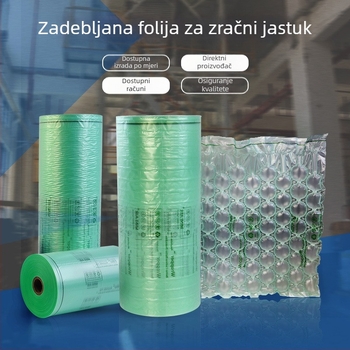 Folija s mjehurićima u obliku tikve za zaštitu pri prijevozu, bijela, širina 40 cm, duljina 450 m, male valovite mjehuriće