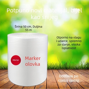 Rise to Glory mjehuričasta folija, širina 50 cm, jednoslojna folija za pakiranje