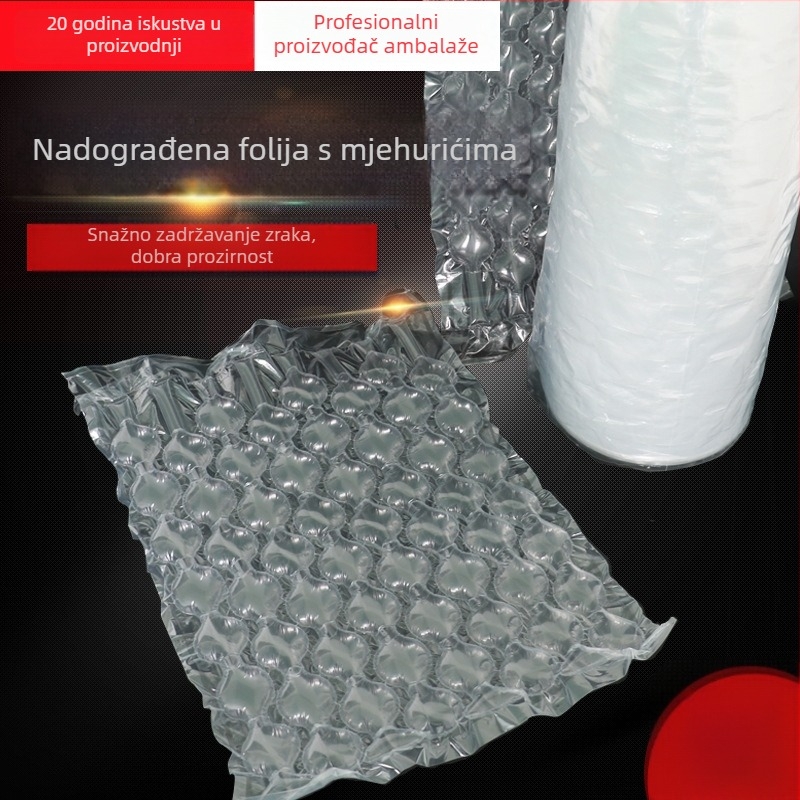 Najlonska folija visoke gustoće s mjehurićima i debelim zaštitnim slojem pjene za pakiranje i nafukne vrećice