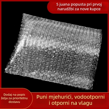 Debeli film s mjehurićima i vrećice s mjehurićima, 50 cm × 100 cm, zaštitno pakiranje